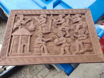 Terracotta Reliëf Voorstelling beschikbaar voor biedingen