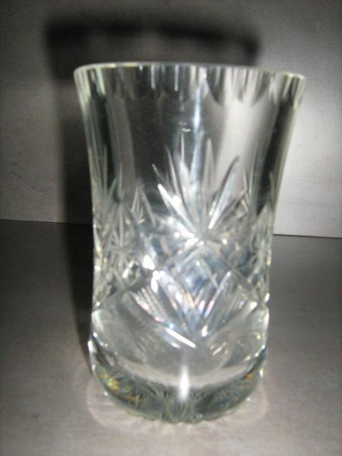 Antiek geslepen Kristal Vaasje, Antiek en Kunst, Antiek | Glas en Kristal, Ophalen of Verzenden