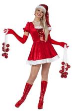 Leuke rood/wit KERST/KERSTVROUW/WINTERFEEST jurk, Kleding | Dames, Ophalen, Kerstmis of Sinterklaas, Maat 42/44 (L), Zo goed als nieuw