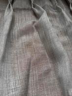 Veneta voile transparant blauw gordijnen, Ophalen, 50 tot 100 cm, Zo goed als nieuw, 200 cm of meer