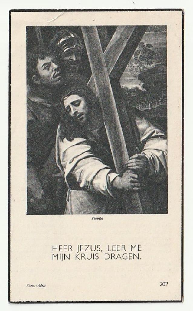 Bidprentje Frater M. Aufridus Klijberg Tilburg 1907 - 1961, Verzamelen, Bidprentjes en Rouwkaarten, Bidprentje, Verzenden