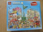 puzzel 1000 stukjes Piccadilly Circus London, 500 t/m 1500 stukjes, Legpuzzel, Zo goed als nieuw, Ophalen