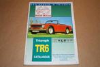 Triumph TR6 Catalogus - Nico Baas, Auto diversen, Handleidingen en Instructieboekjes, Ophalen of Verzenden