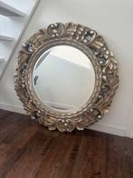 Prachtige ronde spiegel met sierlijke lijst, Rond, Ophalen of Verzenden, Zo goed als nieuw, 75 tot 100 cm