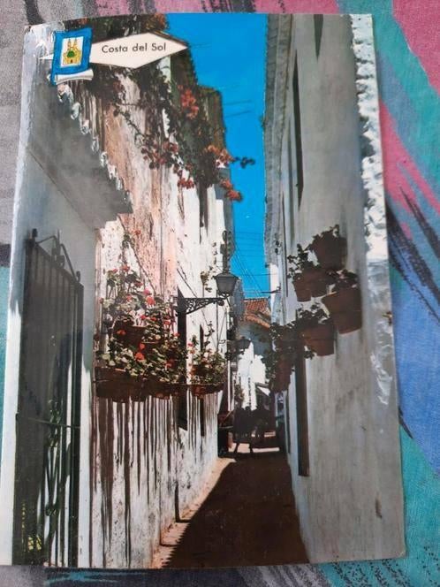 kaart costa del sol spanje, Ophalen of Verzenden, 1980 tot heden, Gelopen, Spanje