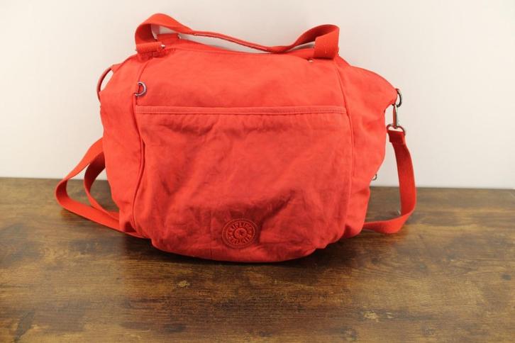 Kipling handtas / schoudertas, Sieraden, Tassen en Uiterlijk, Tassen | Schoudertassen, Zo goed als nieuw, Kipling, Rood, Ophalen of Verzenden