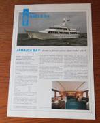 Amels Makkum brochure superjacht Jamaica Bay 1984 jacht, Overige typen, Gebruikt, Ophalen of Verzenden, Motorboot