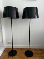 Kulla metaal vloerlamp zwart - nette staat - 1 of 2 stuks, Huis en Inrichting, Lampen | Vloerlampen, Ophalen, Design klassieker