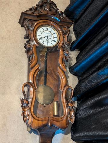 Antieke gewichten regulateur 115 cm hoog €375. beschikbaar voor biedingen