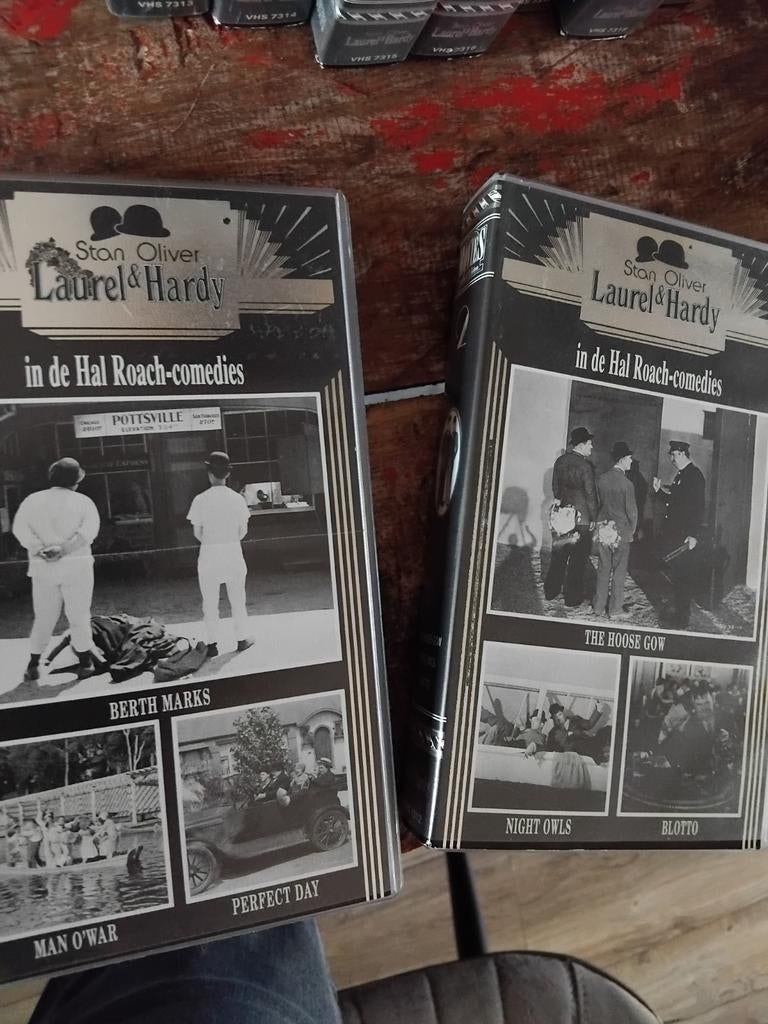 Laurel & Hardy VHS collectie, Ophalen of Verzenden
