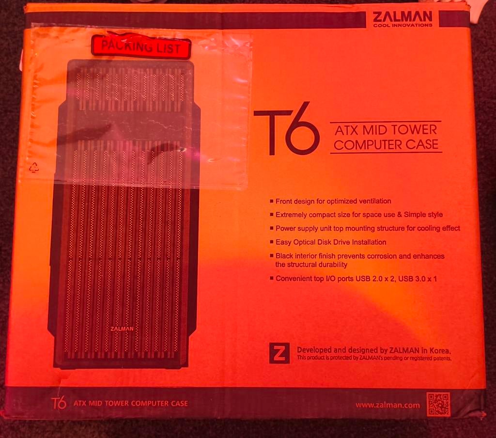 Zalman T6 ATX Midi Tower computerbehuizing NIEUW, Computers en Software, Computerbehuizingen, Ophalen of Verzenden, Nieuw