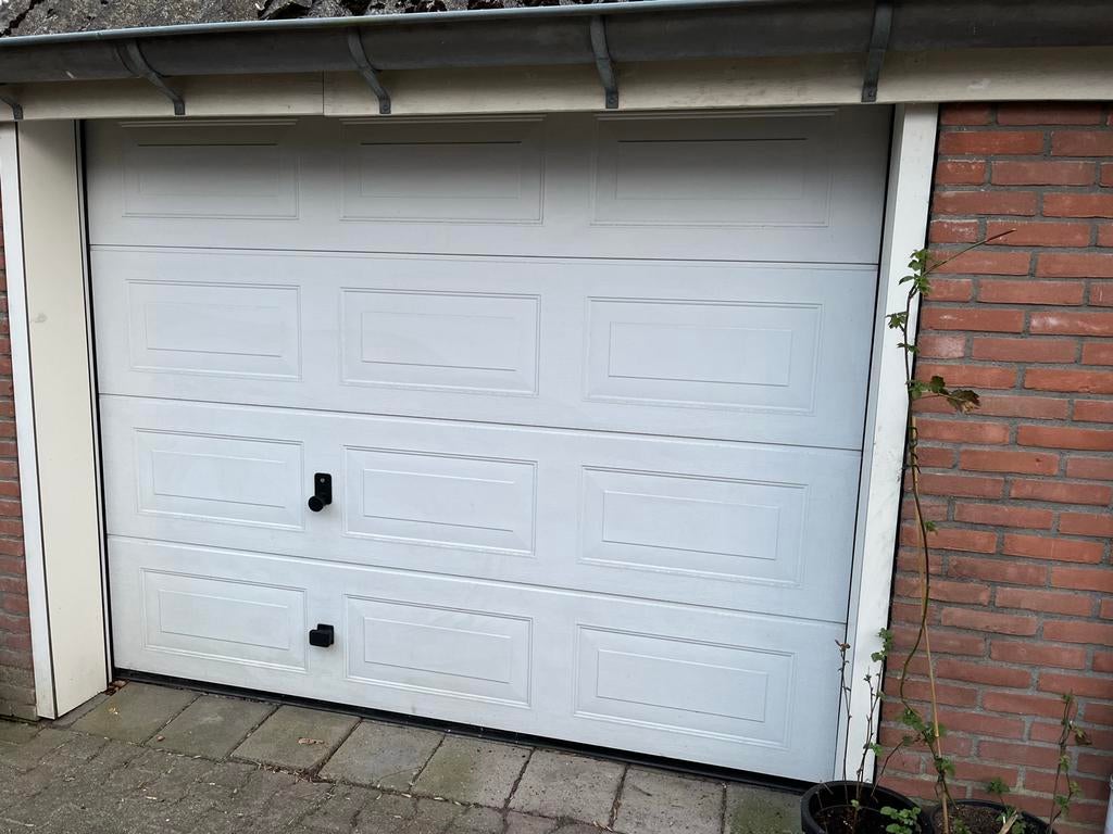 Elektrische/handmatig bedienbare roldeur 254x205cm, Ophalen, Gebruikt, 120 cm of meer, Garagedeur