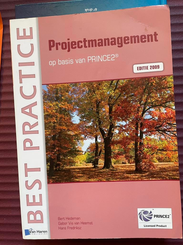 Projectmanagement op basis van PRINCE2, Boeken, Ophalen, Zo goed als nieuw