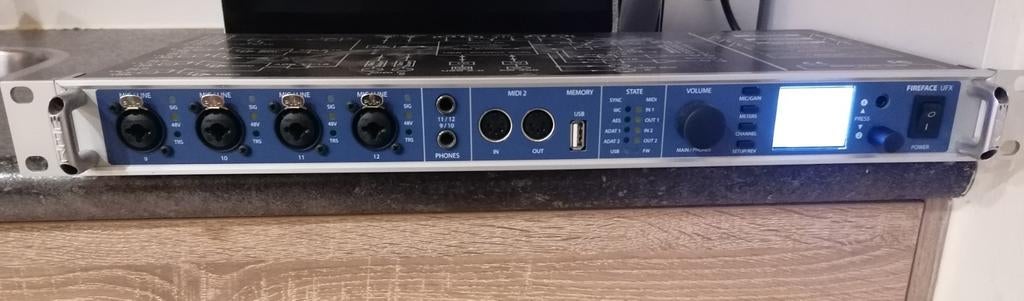 RME GELUIDSKAART UFX 24 bit 192 kHz, Ophalen of Verzenden, Gebruikt, Audio