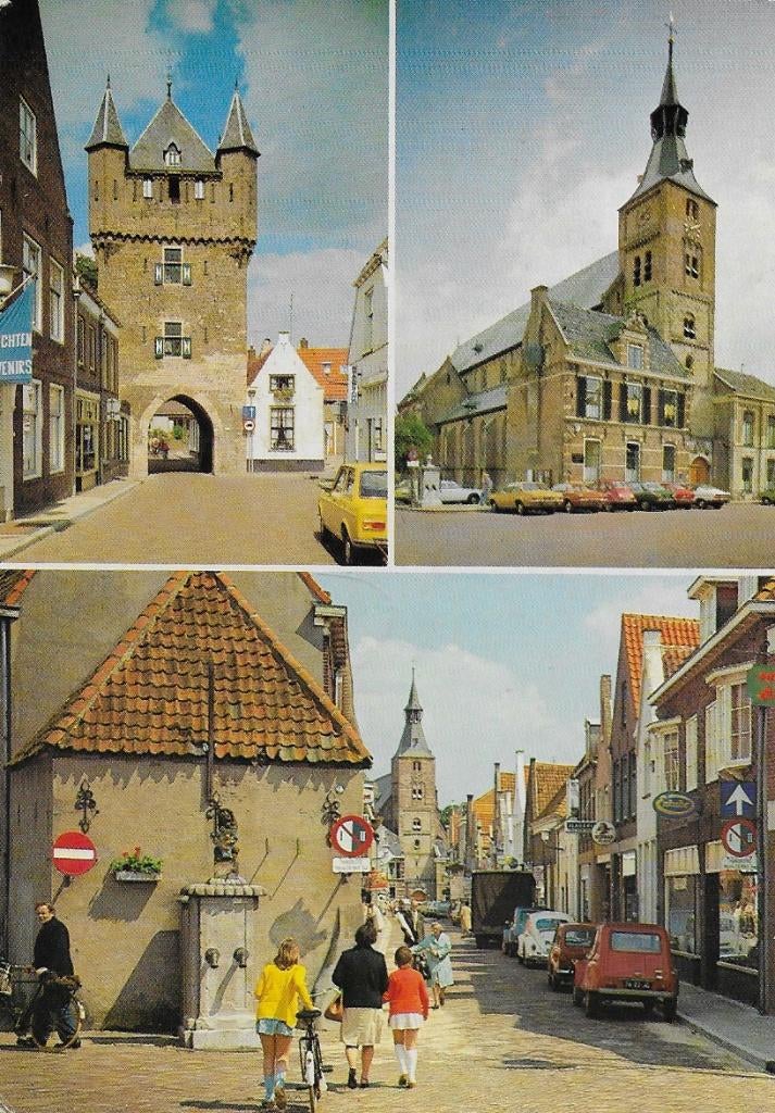 Hattem gelopen ansichtkaart ( a621 ), Ophalen of Verzenden, 1980 tot heden, Gelopen, Gelderland