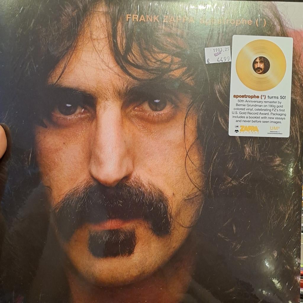 LP Frank Zappa Apostrophe (') Vinyl NEW, Cd's en Dvd's, Vinyl | Rock, Verzenden, Nieuw in verpakking, 12 inch, Poprock