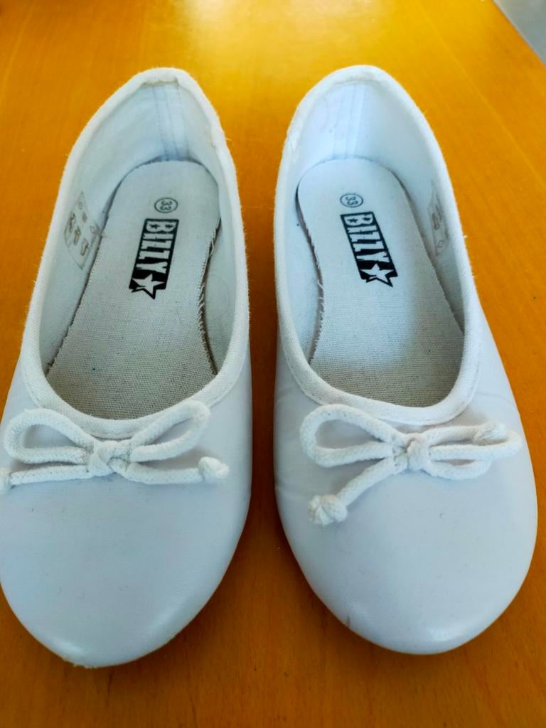 Ballerina's maat 33. Wit, Kinderen en Baby's, Kinderkleding | Schoenen en Sokken, Ophalen of Verzenden, Meisje, Schoenen