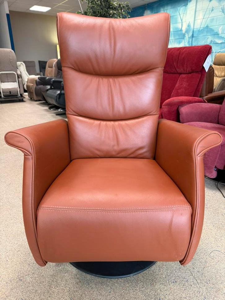 Velderhof sta op stoel relax fauteuil gratis bezorging, Huis en Inrichting, Fauteuils, Nieuw, Leer, Ophalen of Verzenden