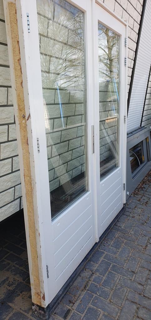 Tuindeuren openslaande deuren
Met kozijn Hardhout
Dubbelglas, Doe-het-zelf en Verbouw, Kozijnen en Schuifpuien, Ophalen of Verzenden