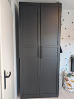 IKEA Pax Kast Zwart met Flisberget Deuren en 3 Lades, Huis en Inrichting, Kasten | Kledingkasten, Gebruikt, 200 cm of meer, 50 tot 100 cm