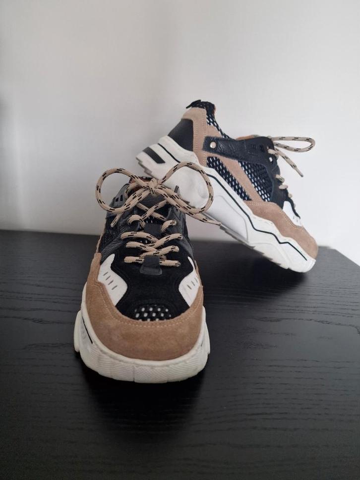 DWRS Pluto sneakers dames - Zwart/Beige - Maat 39, Kleding | Dames, Schoenen, Gedragen, Sneakers of Gympen, Zwart, Ophalen of Verzenden