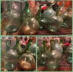 Gistflessen., Ophalen