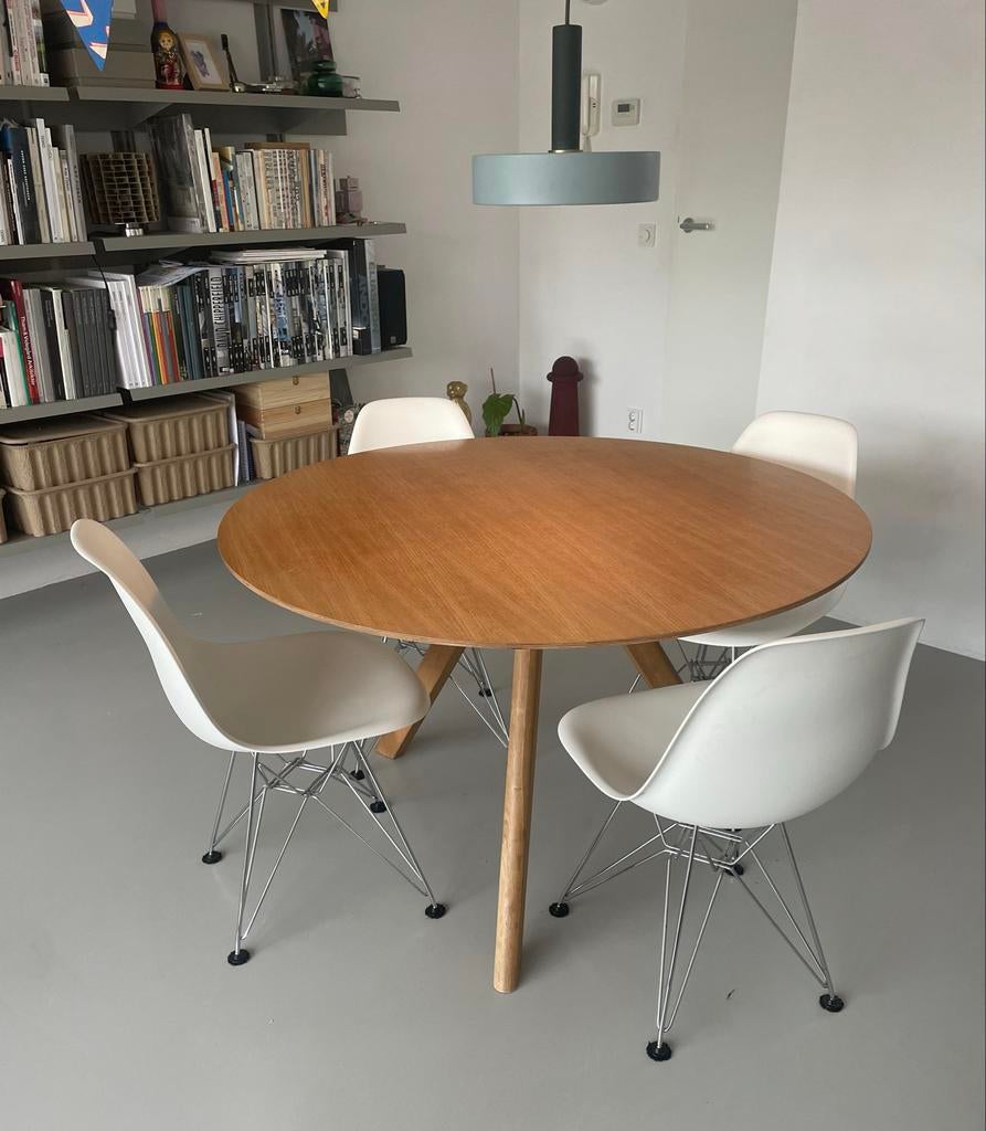 HAY CPH 20 ronde eettafel, Huis en Inrichting, Tafels | Eettafels, Gebruikt, 100 tot 150 cm, 100 tot 150 cm, Vier personen, Rond