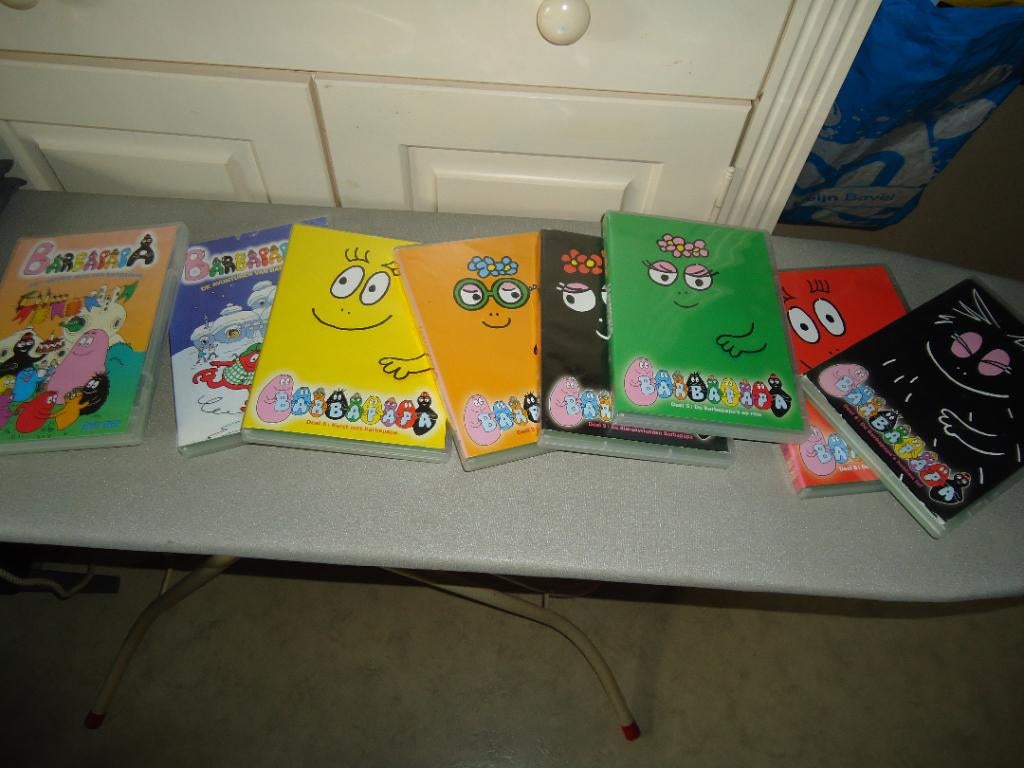 8 stuks barbapapa dvd, Alle leeftijden, Ophalen of Verzenden, Gebruikt