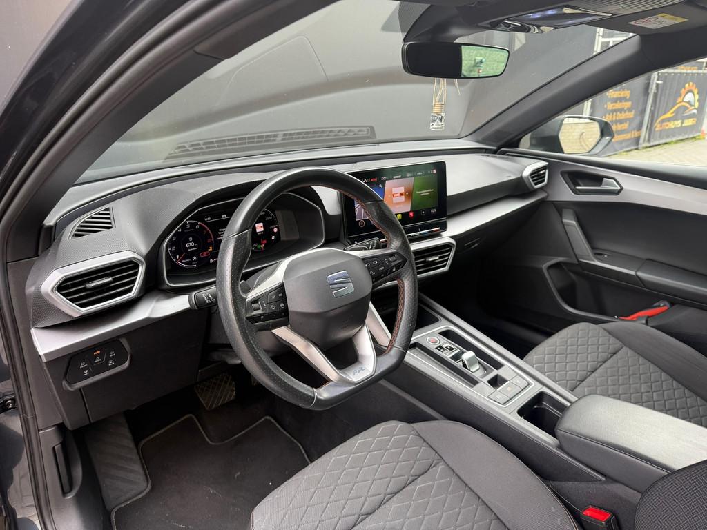 Seat Leon 1.5 TSI FR Camera Carplay Automaat, Stof, 4 cilinders, 150 pk, Origineel Nederlands