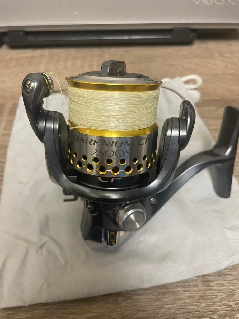 Shimano Rarenium 2500S Molen, Watersport en Boten, Hengelsport | Algemeen, Ophalen of Verzenden, Zo goed als nieuw, Molen