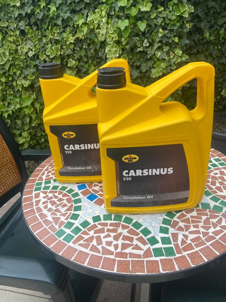 kroon oil carsinus 220 2x5 liter 10 liter olie, Ophalen