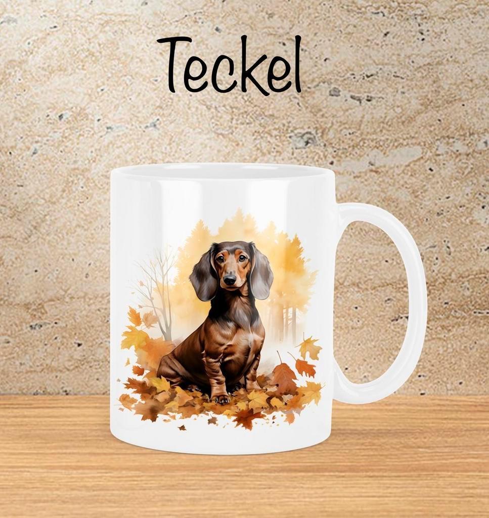 Teckel Herfstmok, Verzenden, Nieuw, Overige stijlen, Kop(pen) en/of Schotel(s)