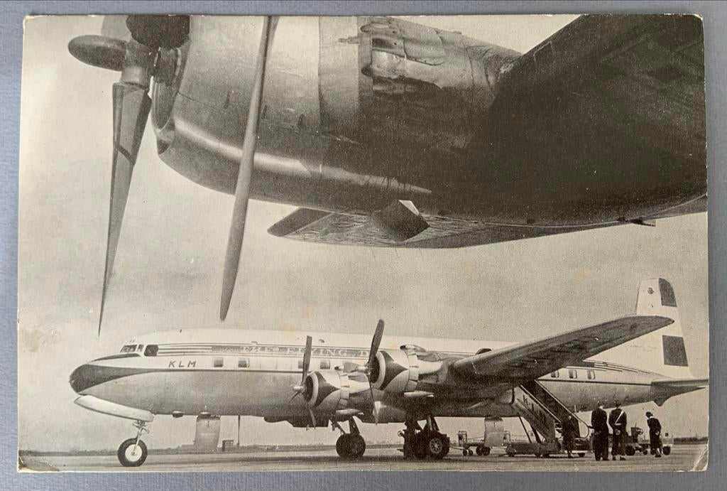 KLM Douglas DC-6B, Verzenden, Gebruikt, Kaart, Foto of Prent