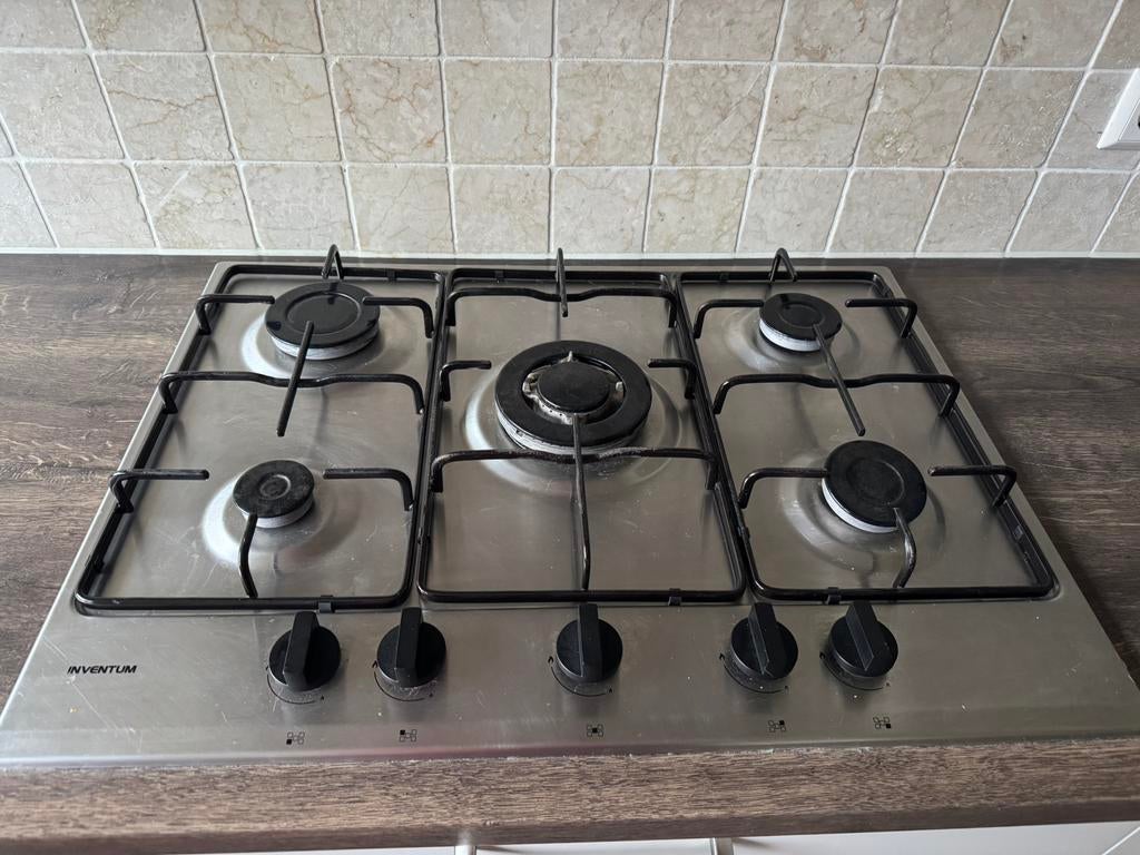 Inventum gasfornuis, Ophalen, Zo goed als nieuw, Inbouw, Gas