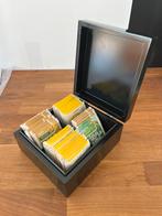 Theedoos 4 vaks, hoogglans, kwaliteit, Ophalen, Geen, Zo goed als nieuw, Geen