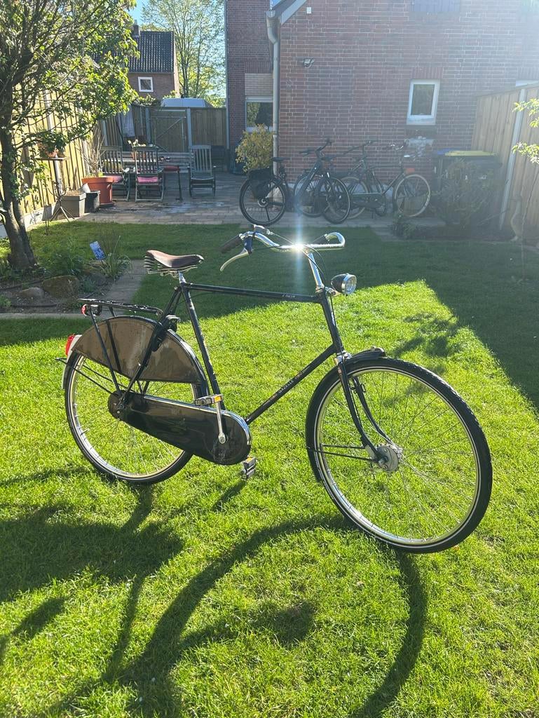 Gazelle herenfiets 3 versnellingen, Ophalen, Terugtraprem, Gebruikt, Versnellingen