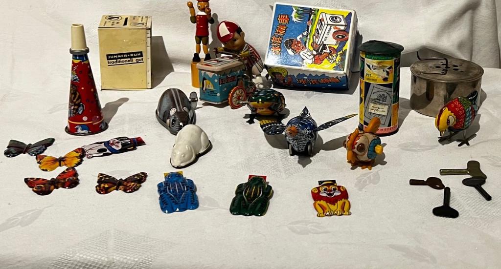 Vintage blikken speelgoed diverse items, Ophalen of Verzenden