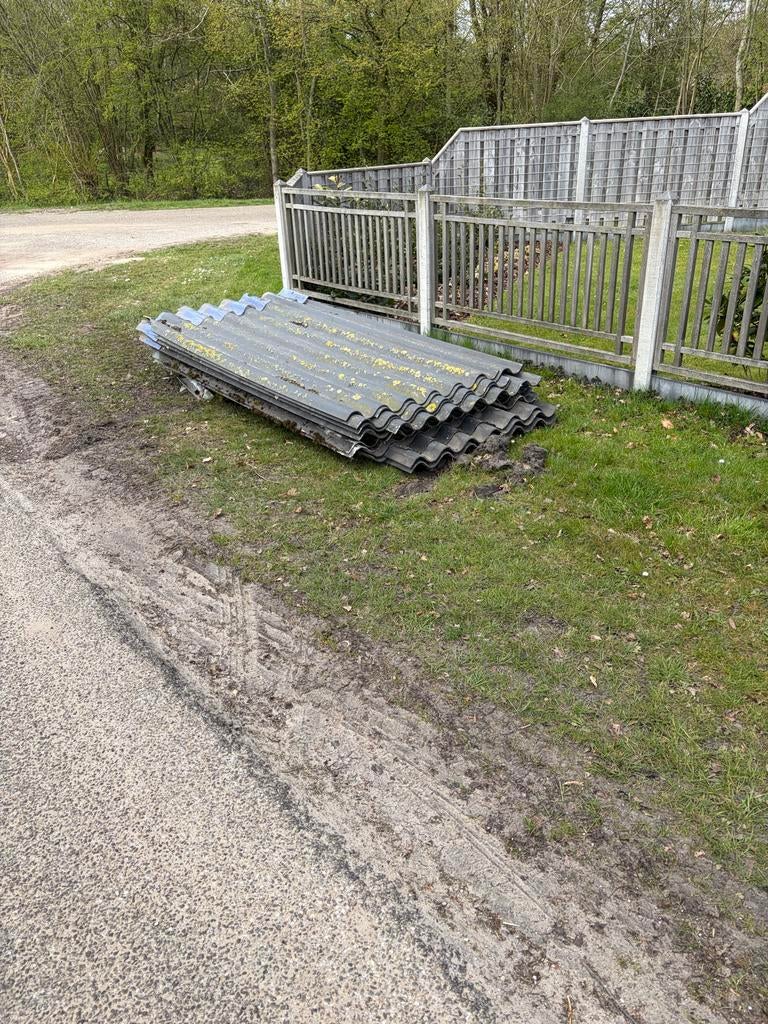 Golfplaten, Ophalen, Overige materialen, Golfplaat, Grijs