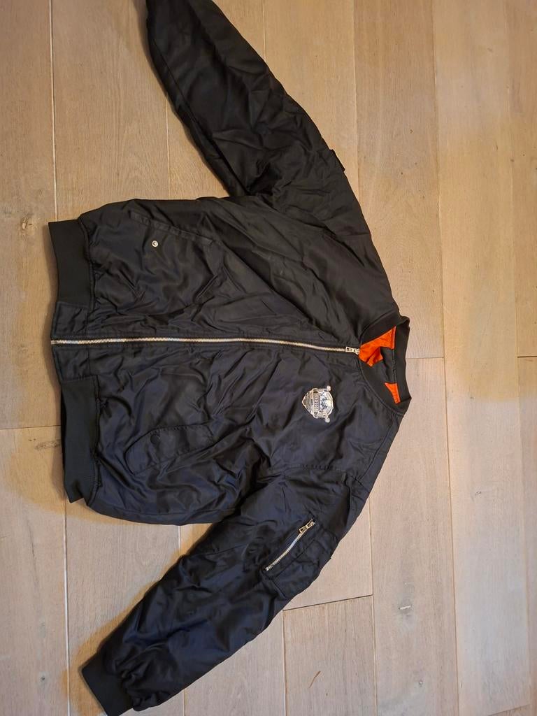 NEP Thunderdome Gabber jas Maat XL, Ophalen, Maat 56/58 (XL), Zwart