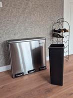 Eco prullenbak / vuilnisbak, 40 liter of meer, Ophalen of Verzenden, Rvs, 50 tot 75 cm