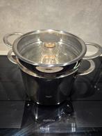 Diepe pan / stoompan - Nieuw Mepra, Kookpan of Snelkookpan, Nieuw, Ophalen of Verzenden, Rvs