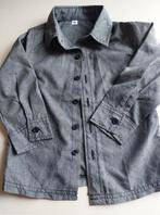 Grijs Zwart Overhemdje Overhemd Bloesje Blouse maat mt 92, Zeeman, Jongen of Meisje, Overhemd of Blouse, Ophalen of Verzenden