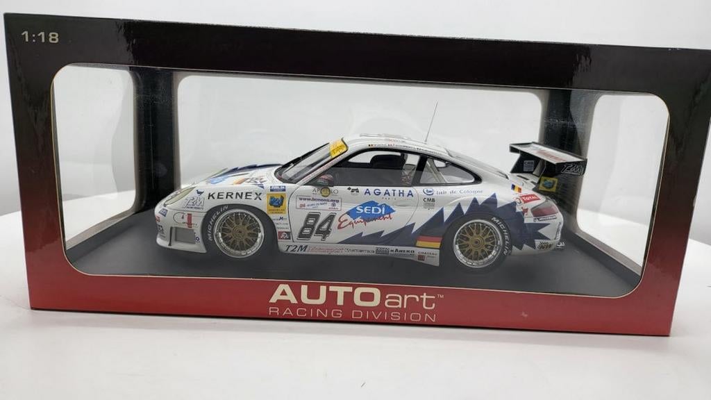 AutoArt: Porsche 911 GT3R Lemans 24 Hrs 2003 T2M ICKX, Ophalen of Verzenden, Nieuw, Autoart