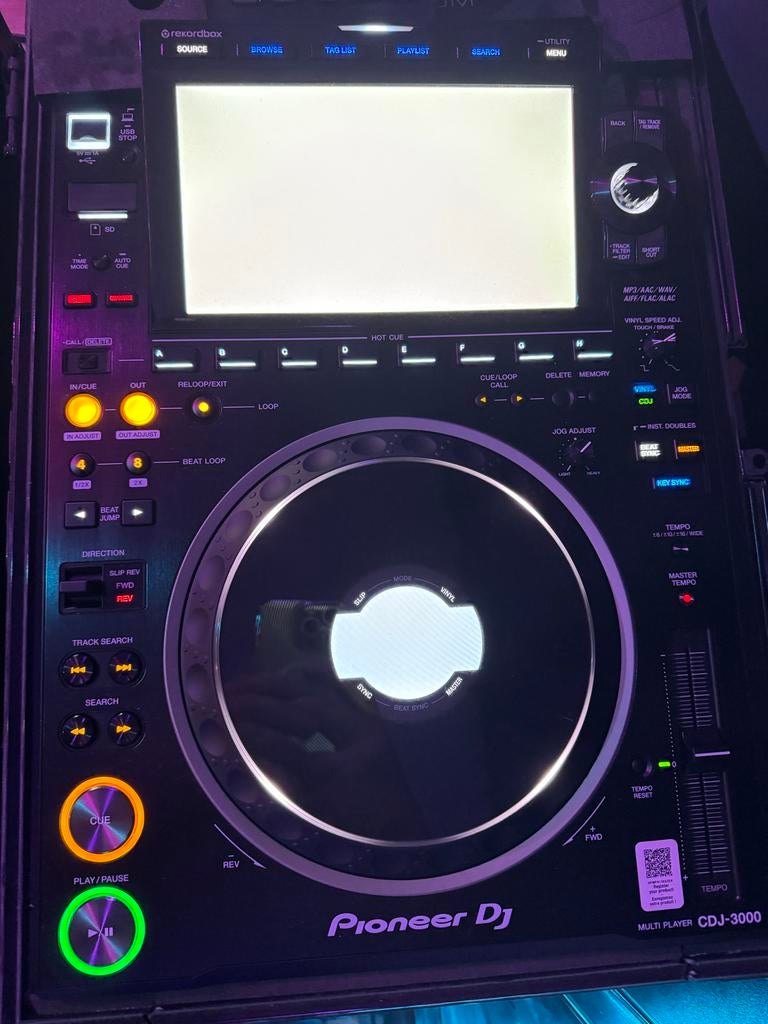 Pioneer CDJ-3000 met flightcase, Muziek en Instrumenten, Ophalen, Zo goed als nieuw, Dj-set, Pioneer