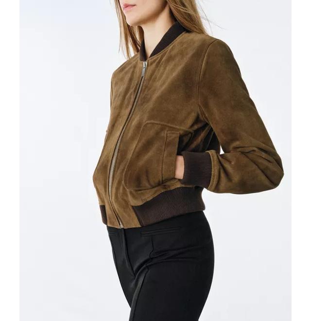 zara suede bomberjack xs/s, Kleding | Dames, Bruin, Zara, Nieuw, Ophalen of Verzenden