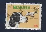 Fauna - Honden - Nicaragua - 0.25 - Engelse setter - gebr, Ophalen of Verzenden, Gestempeld, Dier of Natuur