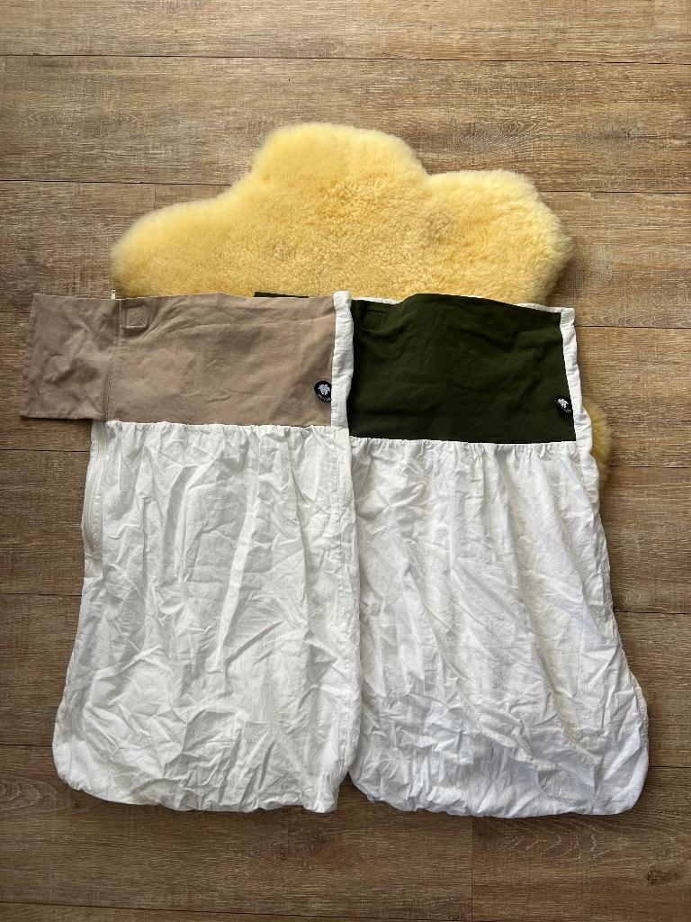 2x Fedde en Kees Nunki laken wieg 40x 80/90, Ophalen of Verzenden, Nieuw, 70 tot 85 cm, Deken