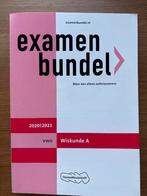 Examenbundel vwo Wiskunde A 2020/2021, Boeken, Ophalen of Verzenden, Beta, Gelezen, WO