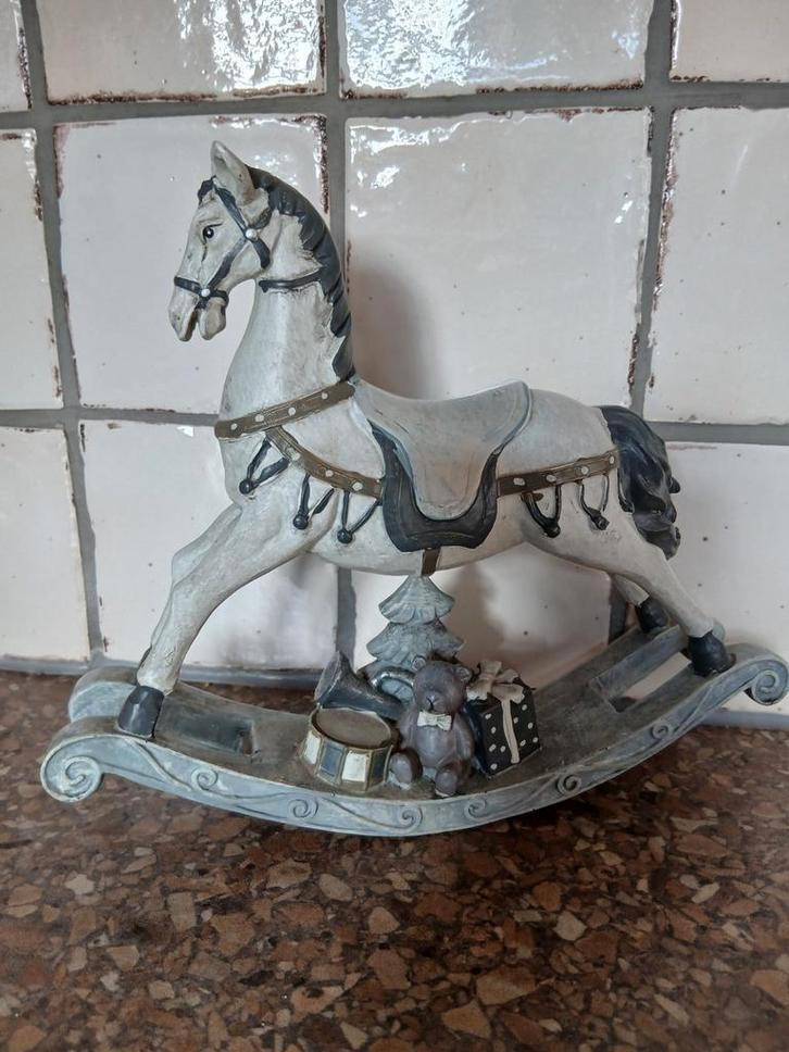 Clayre & Eef Hobbelpaard Beeldje, Huis en Inrichting, Woonaccessoires | Overige, Zo goed als nieuw, Ophalen of Verzenden