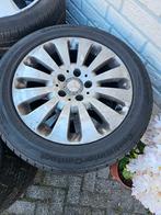 5x112 Mercedes Velgen met Continental Banden 205 55 16, Ophalen, Gebruikt, 16 inch, Banden en Velgen
